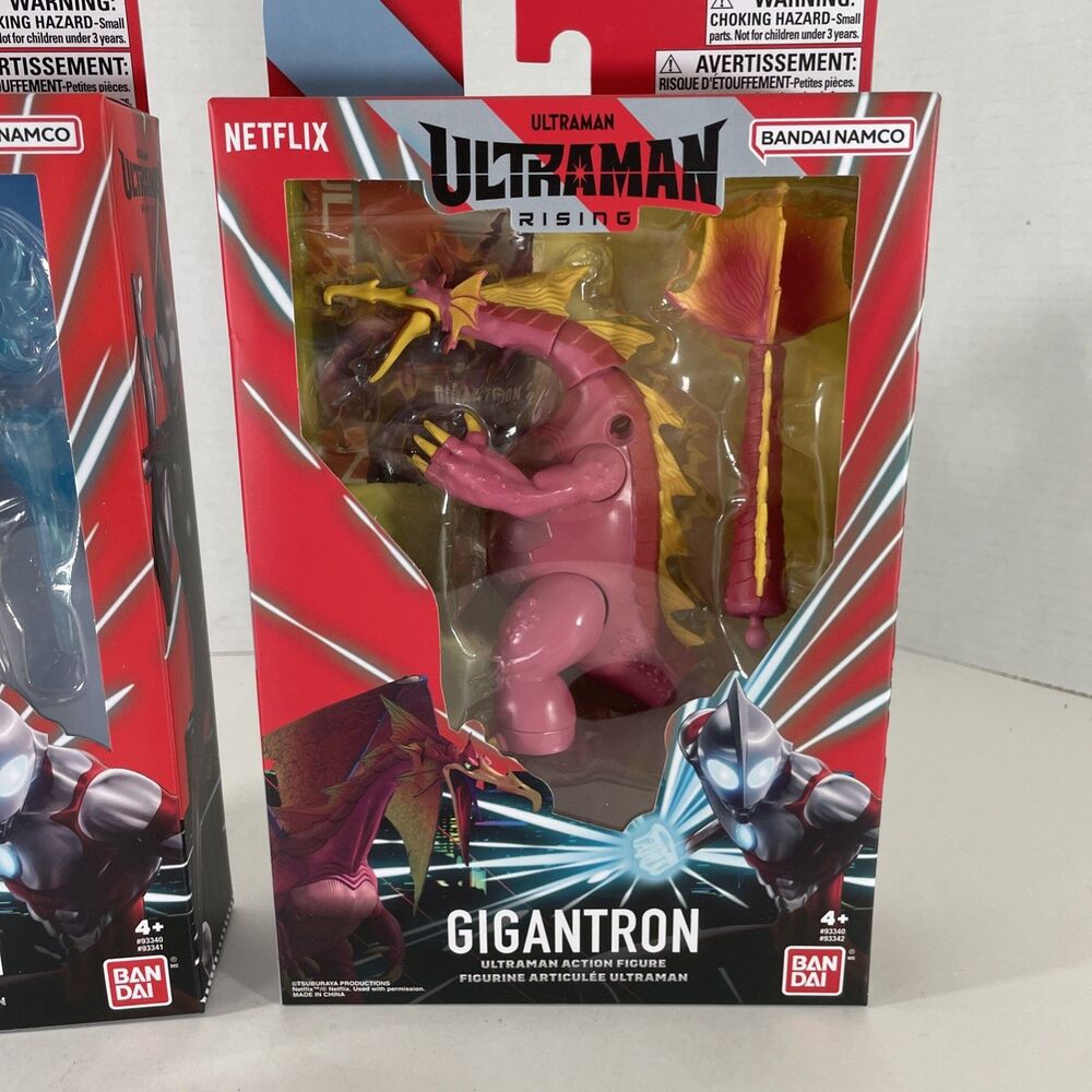 Bandai Namco Ultraman Rising Ultraman & Gigantron Action Figures 2024 New Sealed - Picture 3 of 4